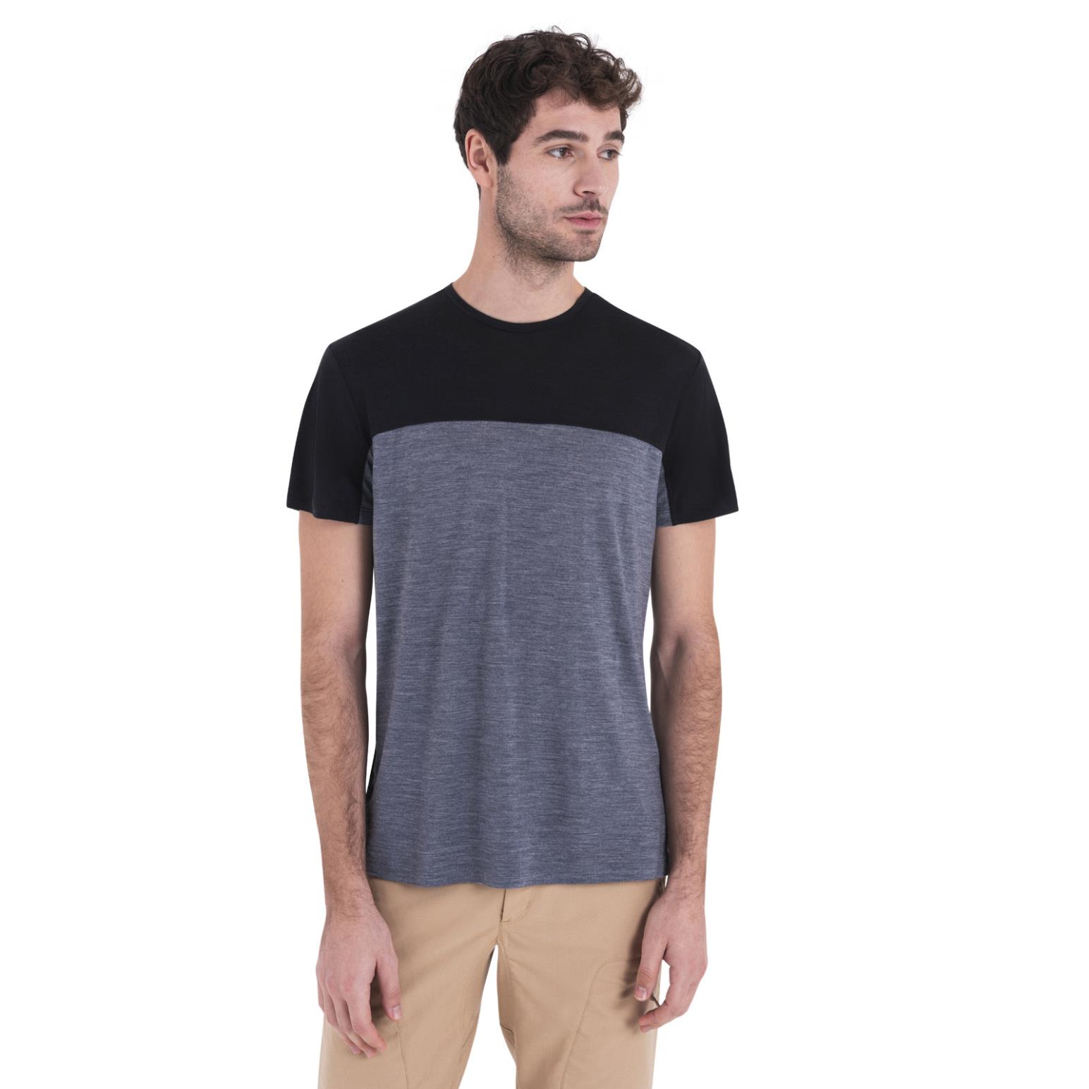 Icebreaker Mens Merino 125 Cool-Lite Sphere III SS Tee Colour Block